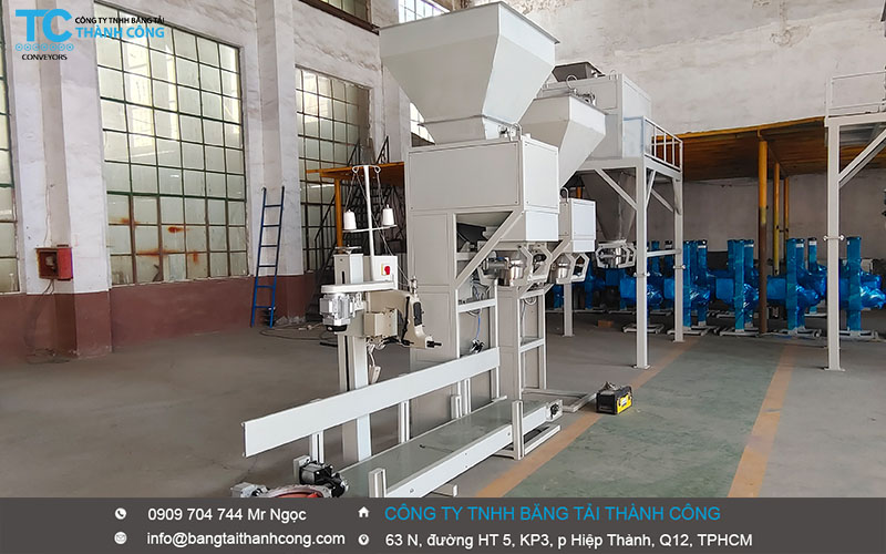 Máy cân đóng bao gạo tự động